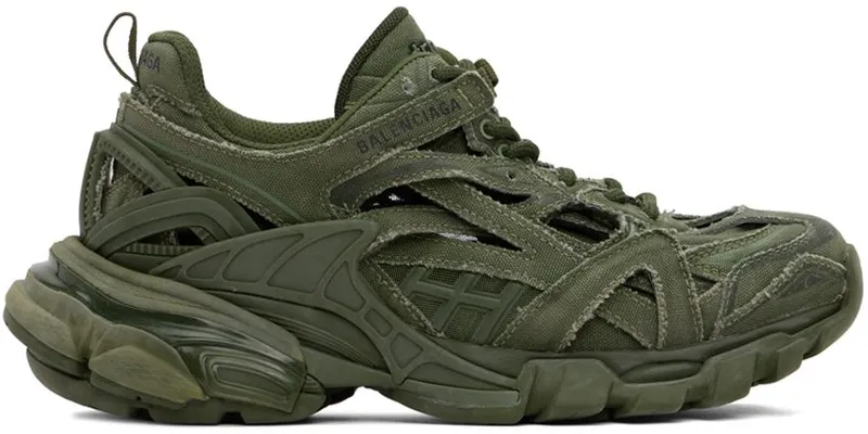 Balenciaga Green Track 2.0 3810 Kaki/Black (568615 W3RG3)