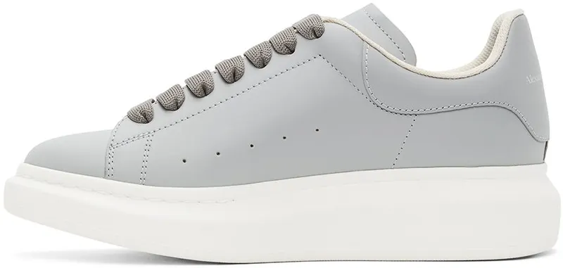 Alexander McQueen Grey Exaggerated-Sole 1238 GREY 211 (645897WHZN0)