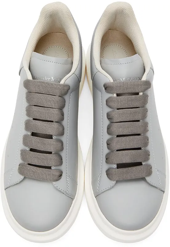 Alexander McQueen Grey Exaggerated-Sole 1238 GREY 211 (645897WHZN0)
