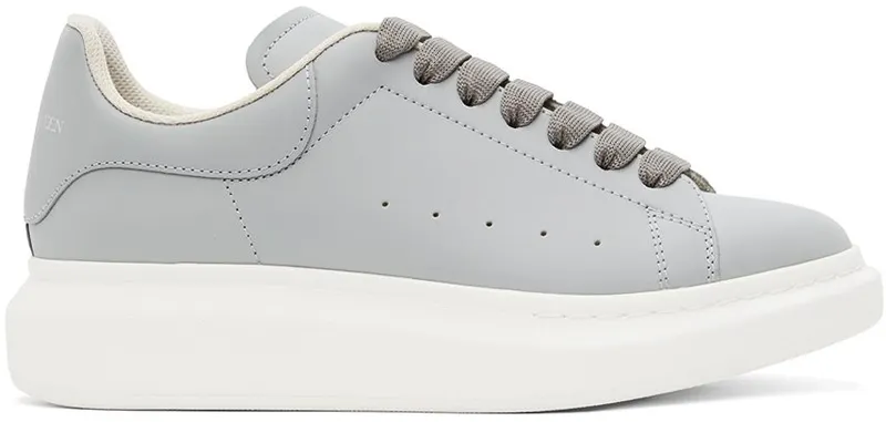 Alexander McQueen Grey Exaggerated-Sole 1238 GREY 211 (645897WHZN0)