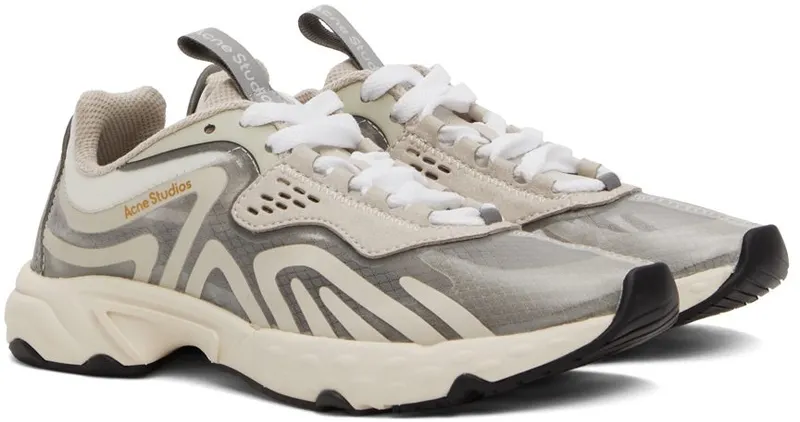 Acne Studios Grey Lace-Up BWN White/Ivory/Ivor (AD0354-)