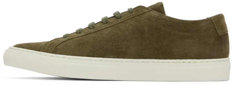 Common Projects Khaki Achilles Low 1010 Olive (ARTICLE 2340)