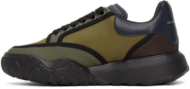 Alexander McQueen Khaki & Burgundy Court 3299 KHA./CH.B./MI.B (682813W4RQ5)