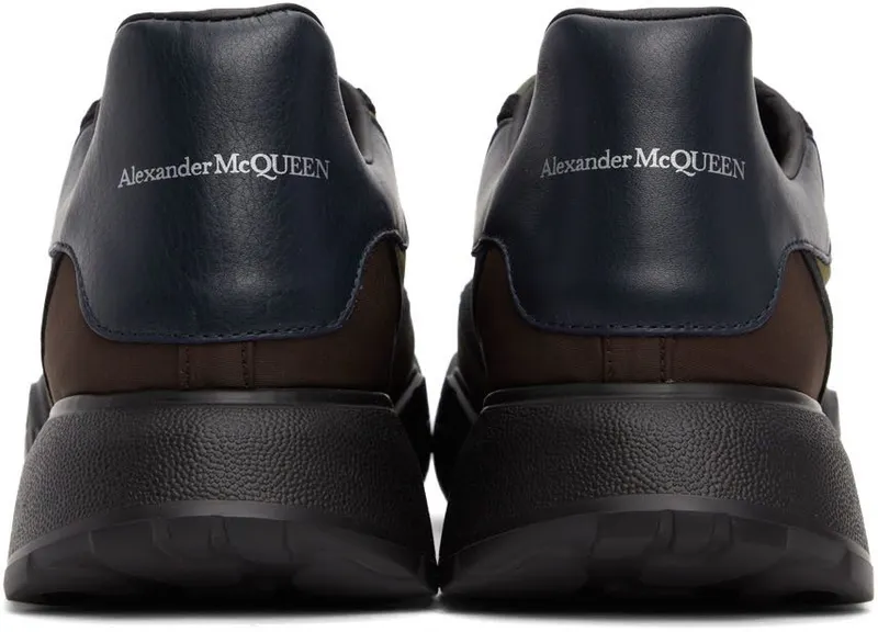 Alexander McQueen Khaki & Burgundy Court 3299 KHA./CH.B./MI.B (682813W4RQ5)