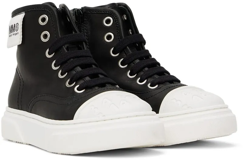 MM6 Maison Margiela Kids Black Lace-Up 1 Black (72065)