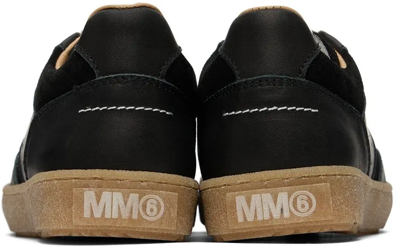 MM6 Maison Margiela Kids Black Low-Top 1 Black (72076)