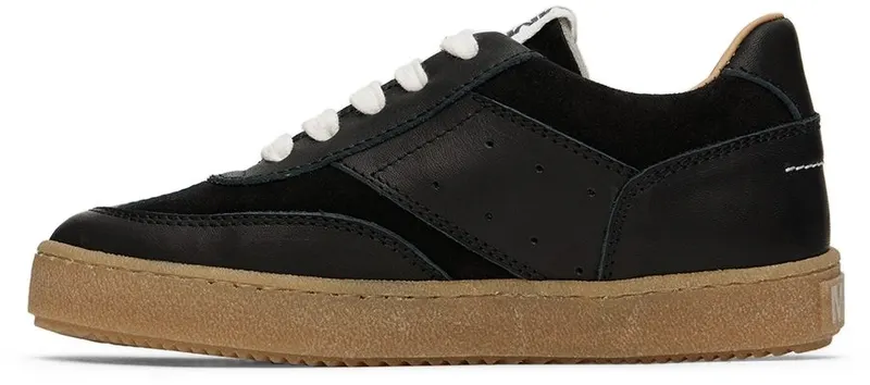 MM6 Maison Margiela Kids Black Low-Top 1 Black (72076)