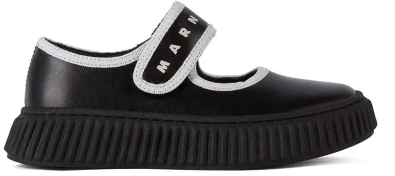 Marni Kids Black Mary Jane VAR 1BLACK (69009)
