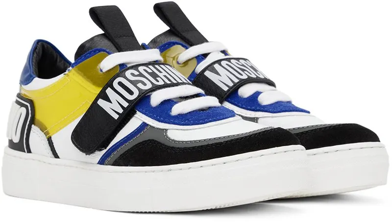 Moschino Kids Blue & Yellow Colorblocked BLUE YELLOW VAR. 1 (71798)