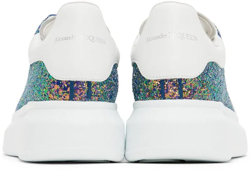 Alexander McQueen Kids Multicolor Glitter Oversized 3138 Gre.Ag./White/P (681605W4MC4)