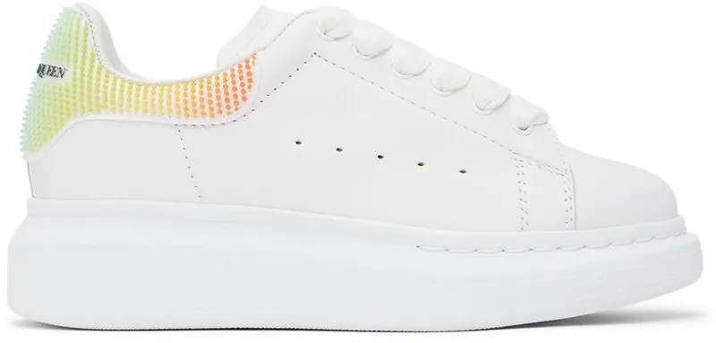 Alexander McQueen Kids White Oversized 9035 White/Multi (710102WIAHQ)