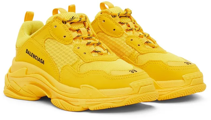 Balenciaga Kids Kids Yellow Triple S 7010 YELLOW (654251-W2CA6-7010)