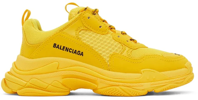 Balenciaga Kids Kids Yellow Triple S 7010 YELLOW (654251-W2CA6-7010)