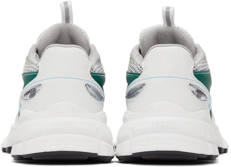 Axel Arigato Marathon Runner Leather & Mesh White/Green/Blue (93127)