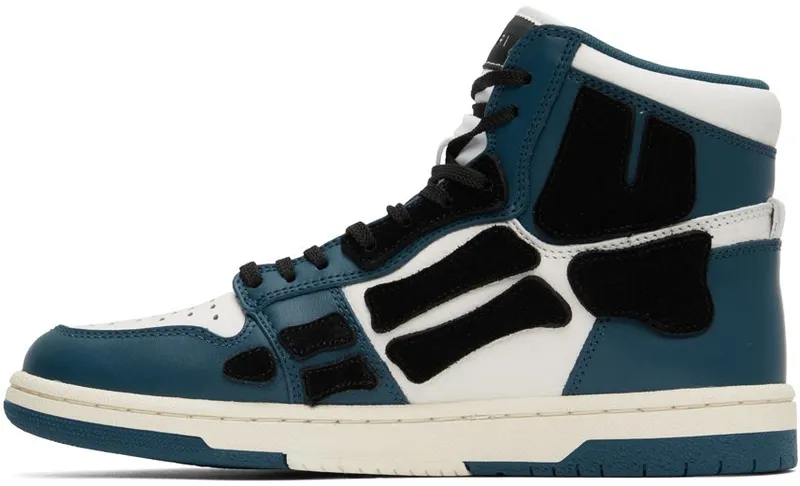 AMIRI Navy & White Skel Hi NAVY-SMOOTH/PEBBLED (AW22MFS002)