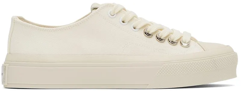 Givenchy Off-White Canvas City 130 Off White (BE001NE144)