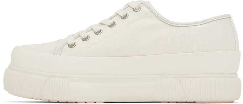 both Off-White Classic Platform Low 10 WHITE (C17LSM-F004CO-01010)