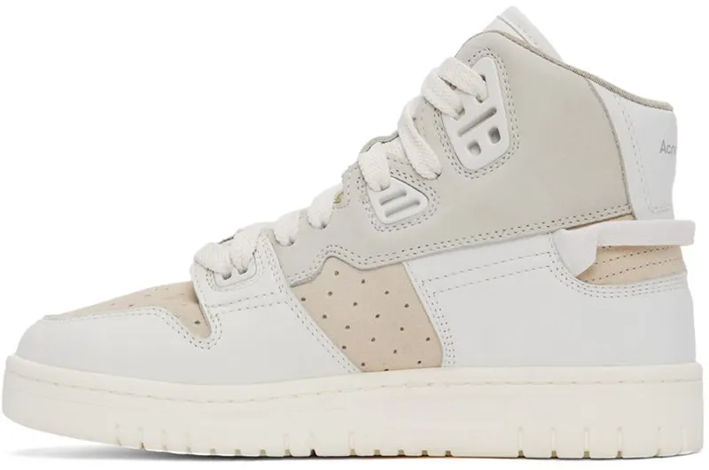 Acne Studios Off-White Leather High-Top 53K Multi White (AD0402-)