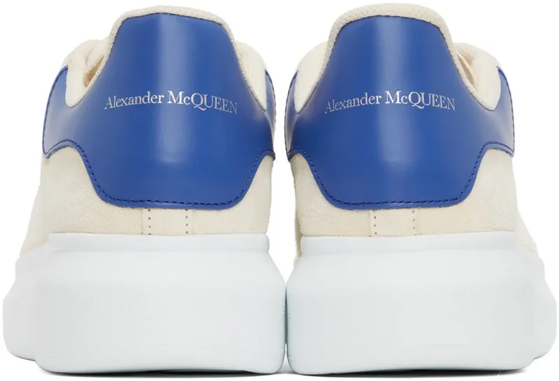 Alexander McQueen Off-White Oversized Sneaker 7712 VANILLA/COBALT (688520WIA5E)