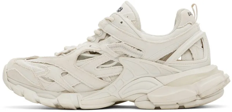 Balenciaga Off-White Track 2.0 Open 9110 EGGSHELL/BLACK (568614-W3RG3-9110)