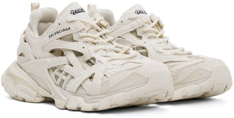 Balenciaga Off-White Track 2.0 Open 9110 EGGSHELL/BLACK (568614-W3RG3-9110)