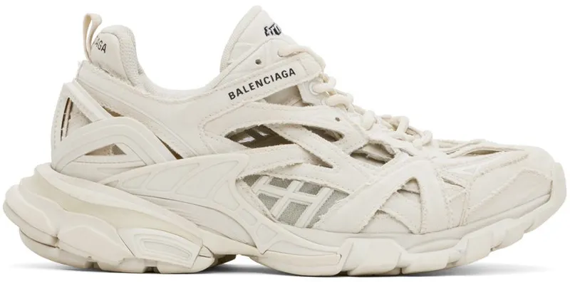 Balenciaga Off-White Track 2.0 Open 9110 EGGSHELL/BLACK (568614-W3RG3-9110)