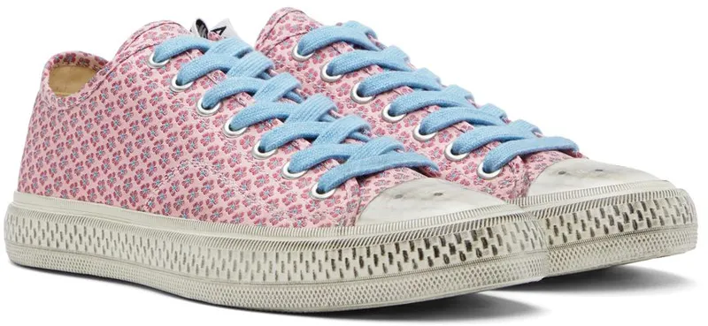 Acne Studios Pink & Blue Ballow Jacquard Alina COG Pink/Blue (AD0466-)