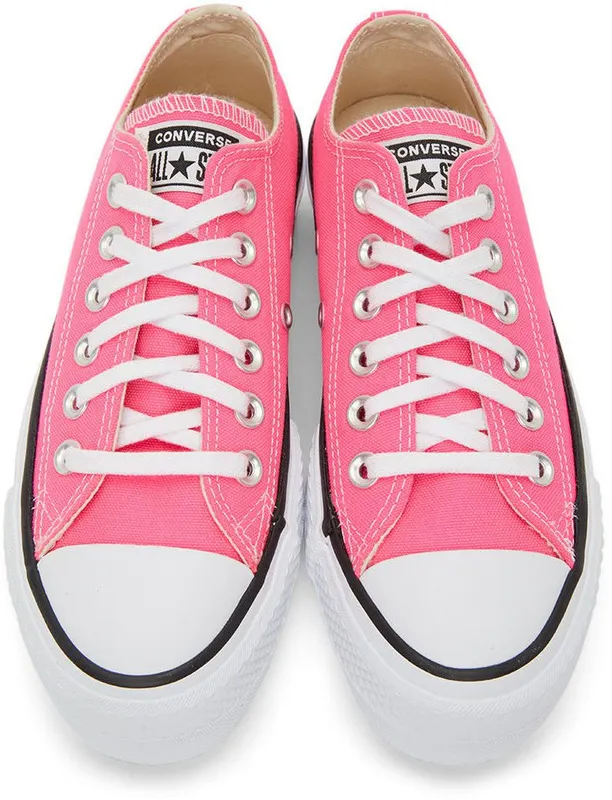 Converse Pink Seasonal Color Chuck Taylor All Star Lift Low Hyper Pink (570324C)