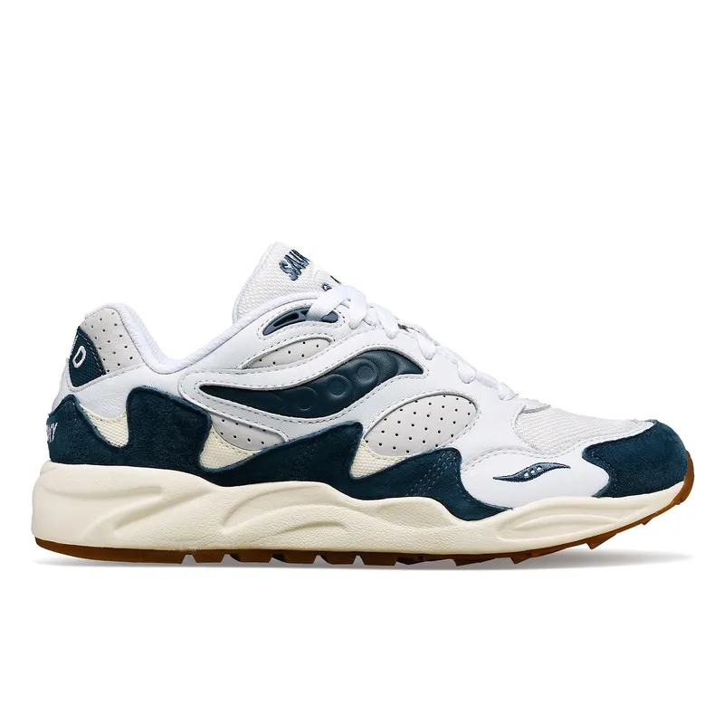 Saucony Grid Shadow 2 Ivy Prep White / Navy (S70813-3)