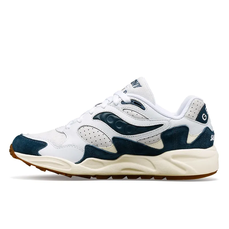 Saucony Grid Shadow 2 Ivy Prep White / Navy (S70813-3)