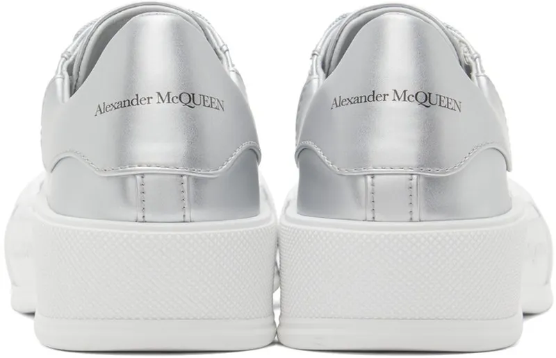 Alexander McQueen Silver Deck Plimsoll 8100 Silver/Silver (697122W4SL3)