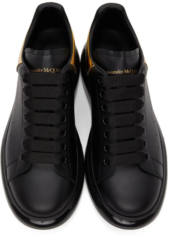 Alexander McQueen SSENSE Exclusive Black & Gold Oversized 1088 BLKGLD (610812WHX9X)