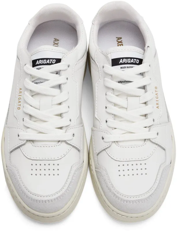 Axel Arigato SSENSE Exclusive White & Grey Ace Low White (78004)