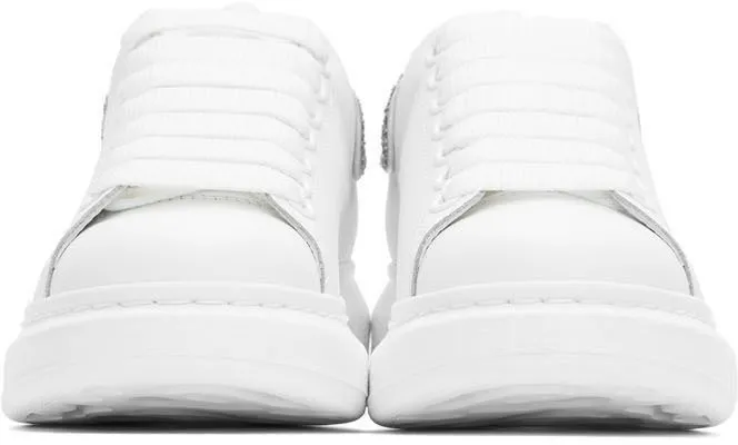 Alexander McQueen SSENSE Exclusive White & Silver Oversized 9071 Silver (558945WHTQ6)