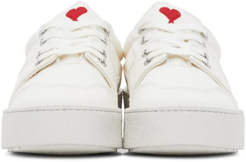 AMI Alexandre Mattiussi White Ami de Cœur Low 100 White (A21S400.962)