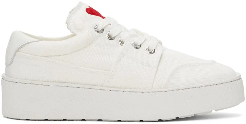 AMI Alexandre Mattiussi White Ami de Cœur Low 100 White (A21S400.962)
