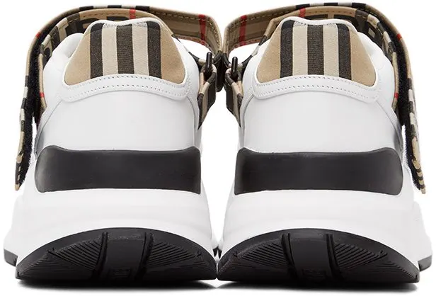 Burberry White & Beige Ronnie M ARCHIVE BEI (8024052)