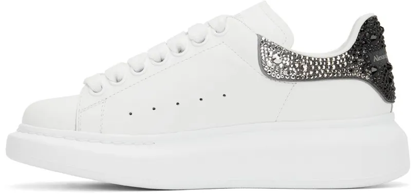 Alexander McQueen White & Black Oversized 9045 White/Multiblac (676700WIAFK)