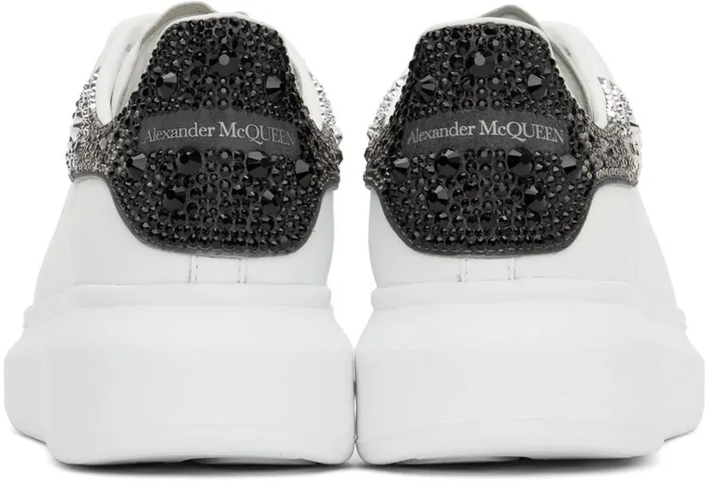 Alexander McQueen White & Black Oversized 9045 White/Multiblac (676700WIAFK)
