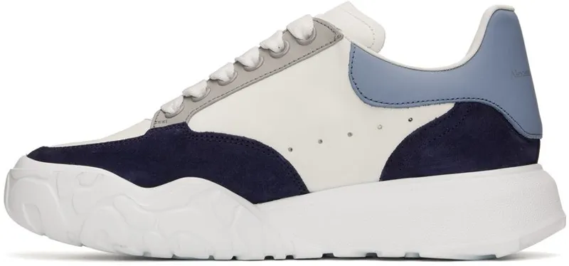Alexander McQueen White & Blue Court 8910 WH/DA.N./EGG./T (705117WIAAX)