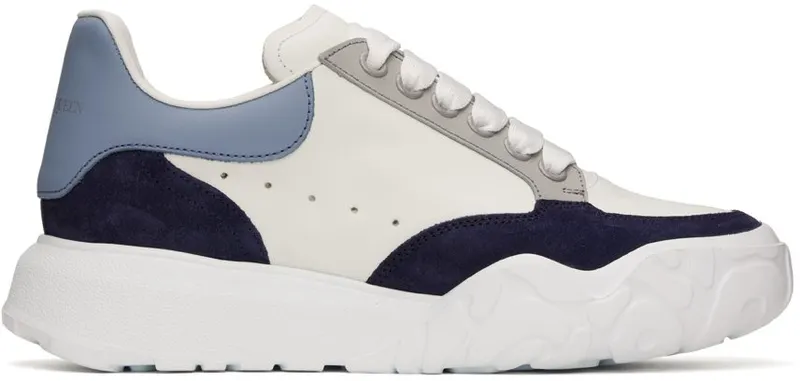 Alexander McQueen White & Blue Court 8910 WH/DA.N./EGG./T (705117WIAAX)