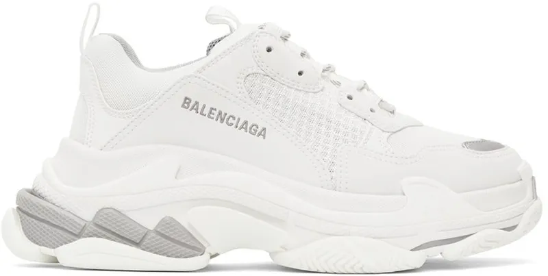 Balenciaga White & Grey Triple S 1200 WHITE (536737-W2FS4-1200)