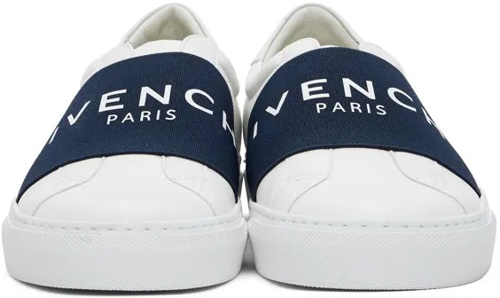 Givenchy White & Navy Elastic Urban Street 131-WHITE/N (BH0002H0FU)