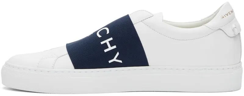 Givenchy White & Navy Elastic Urban Street 131-WHITE/N (BH0002H0FU)