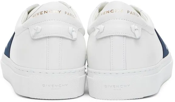 Givenchy White & Navy Elastic Urban Street 131-WHITE/N (BH0002H0FU)