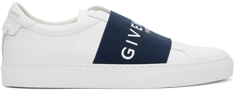 Givenchy White & Navy Elastic Urban Street 131-WHITE/N (BH0002H0FU)
