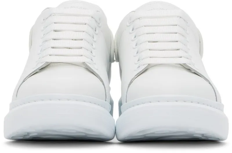 Alexander McQueen White & Navy Glitter Oversized 9550 White/Ird-Tra (558945WIB9T)