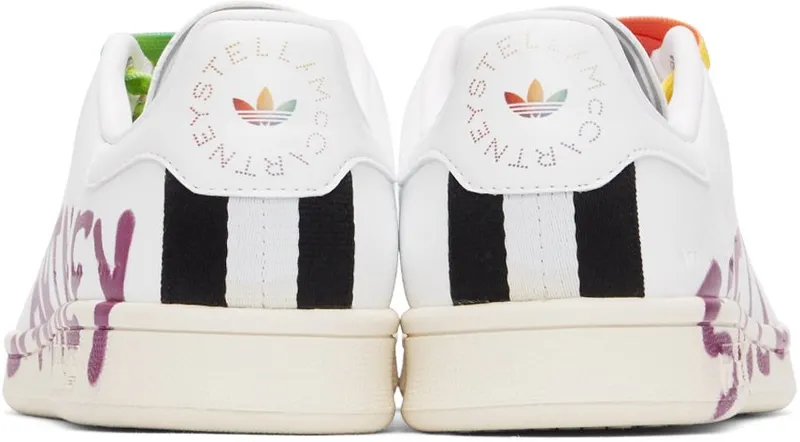 Stella McCartney White & Pink Ed Curtis Edition Stan Smith Low K097 Pink (800447N0270)