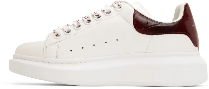 Alexander McQueen White & Red Oversized 9088 White/Oxblood (718233WICG6)