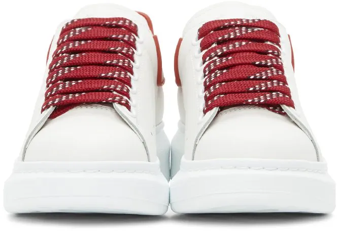 Alexander McQueen White & Red TPU Oversized 9727 Red (621056 WHXMT)